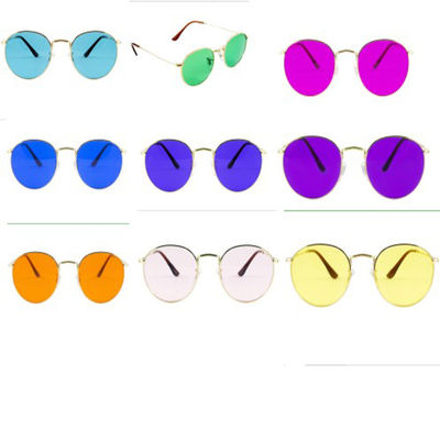 Розовое предохранение от солнечных очков UVA терапией светлого цвета настроения Chakra объектива