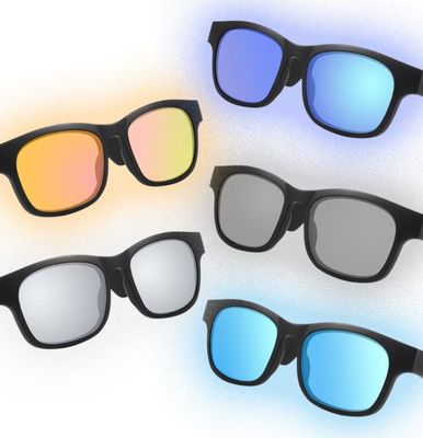 Умный аудио объектив зеркала серебра Eyewear Bluetooth диктора солнечных очков